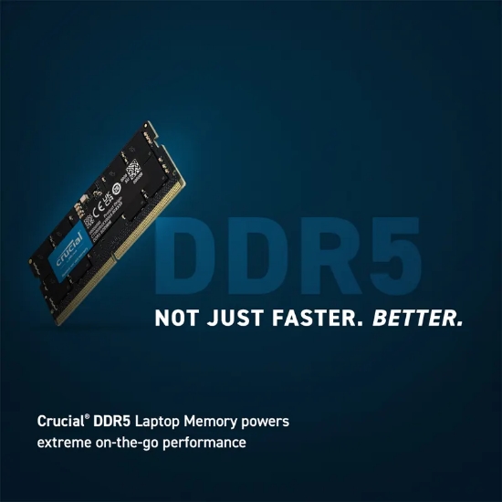 تصویر  رم لپ تاپ کروشیال مدل 8GB DDR5 4800Mhz CL40 SODIMM