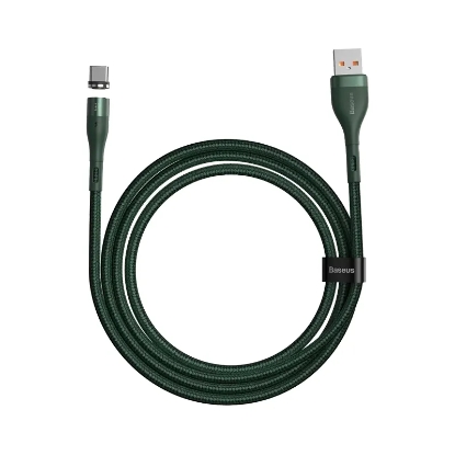 کابل ۱ متری USB به Type-C بیسوس مدل Baseus Zinc Magnetic CATXC