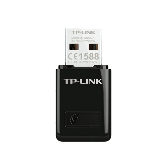 تصویر  کارت شبکه USB و بیسیم 300Mbps برند tp-link مدل TL-WN823N