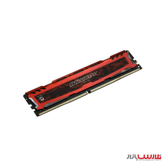 رم کروشیال Ballistix Sport LT Red DDR4 2400 UDIMM ظرفیت 8GB