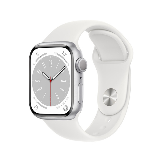 ساعت هوشمند ۴۱ میلی‌متری اپل مدل Apple Watch Series 8 نقره‌ای