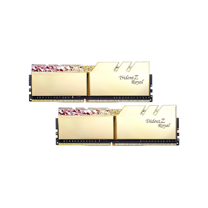 رم  جی اسکیل مدل Trident Z Royal Gold DDR4 3200MHz CL16  ظرفیت 64 گیگابایت 