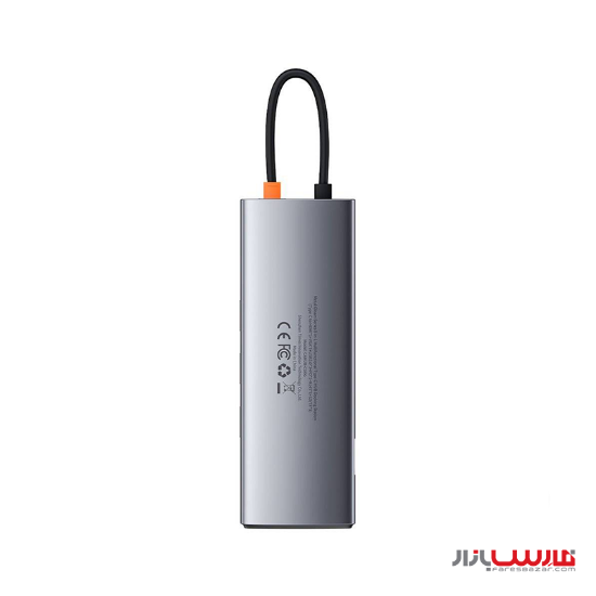 هاب ۹ پورتی همراه کابل USB-C بیسوس مدل Baseus Metal Gleam Series 9 in 1 CAHUB