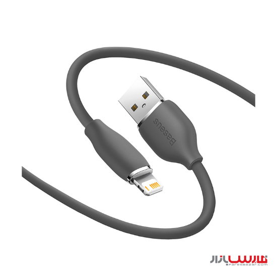 کابل ۲ متری USB به lightning بیسوس مدل Baseus Jelly Liquid Silica Gel CAGD0001