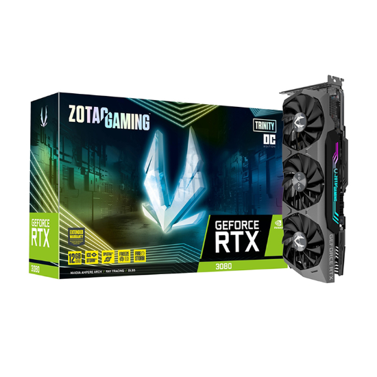 کارت گرافیک زوتک مدل Zotac Gaming GeForce RTX 3080 Trinity OC LHR 12GB