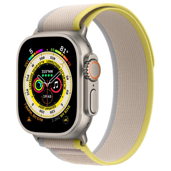 ساعت هوشمند اپل سری اولترا ۴۹ میلی متری با بند تریل مدل Apple Watch Ultra Trail Loop  