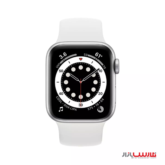 ساعت هوشمند ۴۰ میلی متری اپل مدل Apple Watch Series 6 - لوپ نقره ای