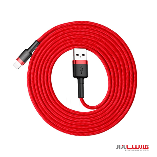 کابل۲ متری USB به Lightning بیسوس مدل Baseus CALKLF Cafule Cable