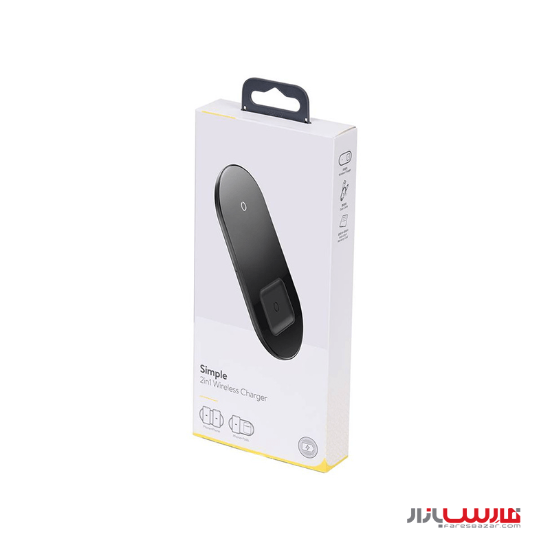 شارژر بی سیم ۲۴ واتی بیسوس مدل Baseus Simple 24W 2in1 TZWXJK-A01