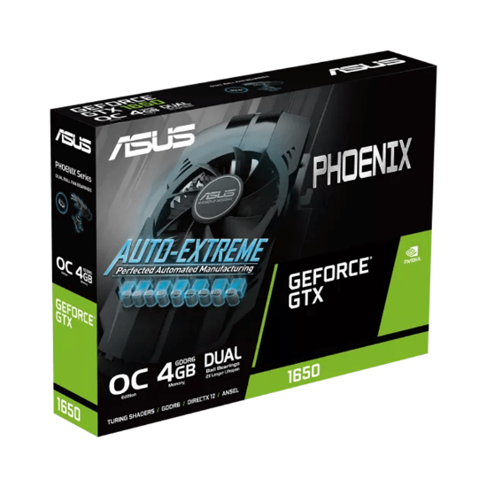 کارت گرافیک ایسوس مدل ASUS Phoenix GeForce GTX 1650 EVO OC Edition 4GB GDDR6