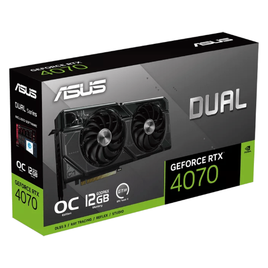 کارت گرافیک ایسوس مدل ASUS Dual GeForce RTX 4070 OC Edition 12GB GDDR6X