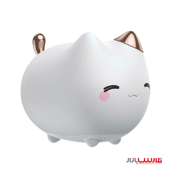 چراغ خواب عروسکی بیسوس مدل Baseus Cute series kitty silicone night light DGAM-A02