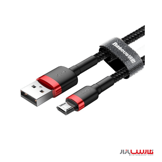 کابل ۲ متری USB به micro USB بیسوس مدل Baseus Cafule Cable CAMKLF-C