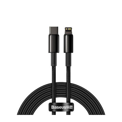کابل ۲ متری Type-C به Lightning بیسوس مدل Baseus Tungsten Gold CATLWJ-A