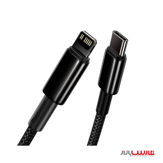 کابل ۲ متری Type-C به Lightning بیسوس مدل Baseus Tungsten Gold CATLWJ-A