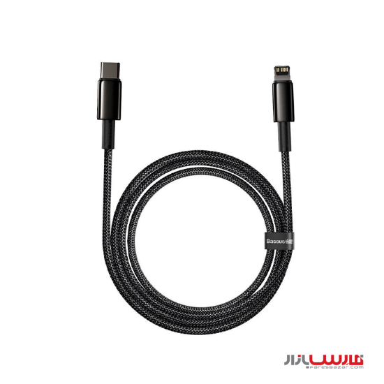 کابل ۲ متری Type-C به Lightning بیسوس مدل Baseus Tungsten Gold CATLWJ-A