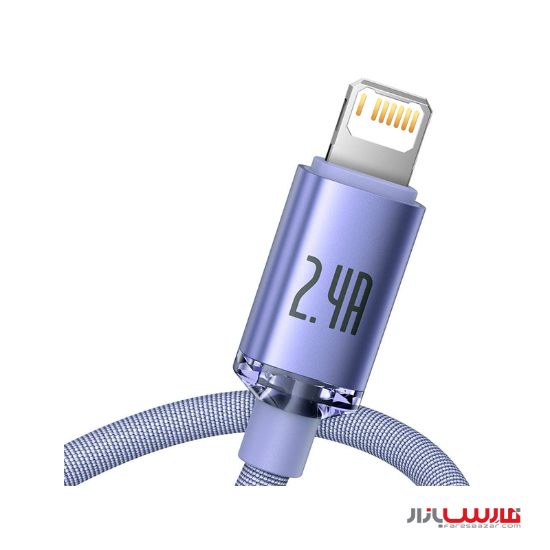 کابل ۱.۲ متری USB به Lightning بیسوس مدل Baseus Crystal Shine Series CAJY0000