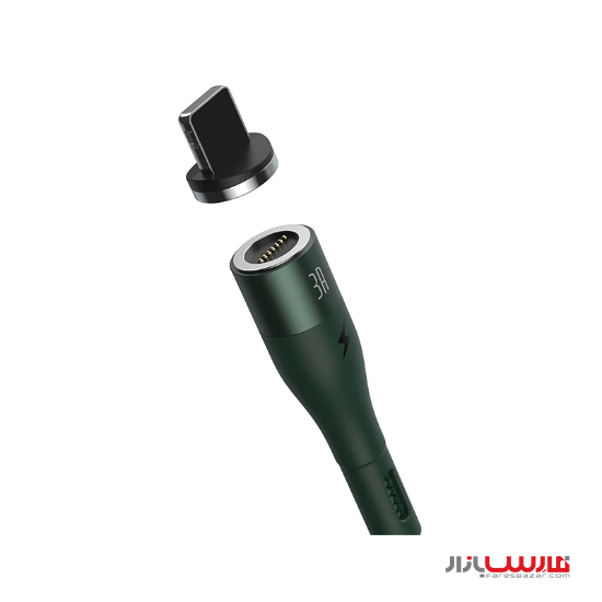 کابل ۱ متری USB به Lightning بیسوس مدل Baseus Zinc Magnetic Safe CALXC-K