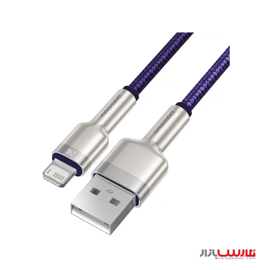 کابل ۲ متری USB به Lightning بیسوس مدل Baseus Cafule Series CALJK-B