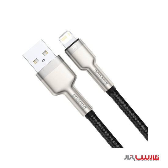 کابل ۲۵ سانتی‌متری USB به Lightning بیسوس مدل Baseus Cafule Series CALJK