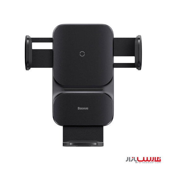 پایه نگهدارنده و شارژر بی‌ سیم ۱۵ واتی بیسوس مدل Baseus Wisdom Auto Alignment CGZX000001