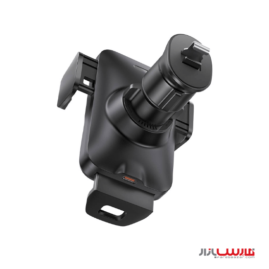 پایه نگهدارنده و شارژر بی‌ سیم ۱۵ واتی بیسوس مدل Baseus Wisdom Auto Alignment CGZX000001