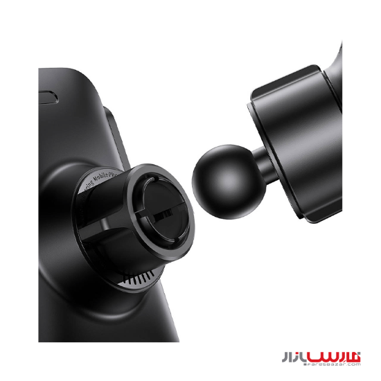 پایه نگهدارنده و شارژر بی‌ سیم ۱۵ واتی بیسوس مدل Baseus Wisdom Auto Alignment CGZX000001