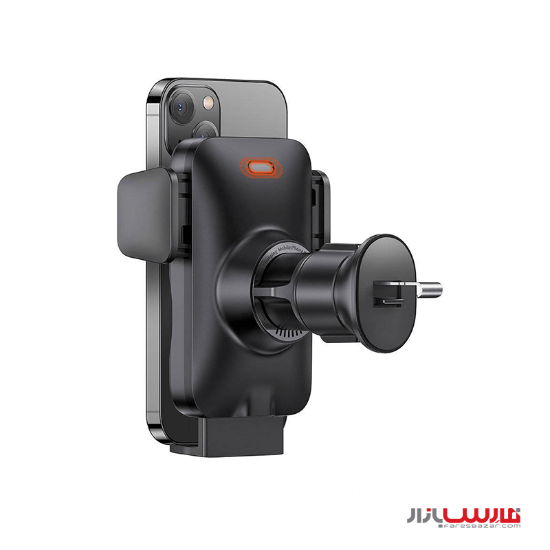 پایه نگهدارنده و شارژر بی‌ سیم ۱۵ واتی بیسوس مدل Baseus Wisdom Auto Alignment CGZX000001