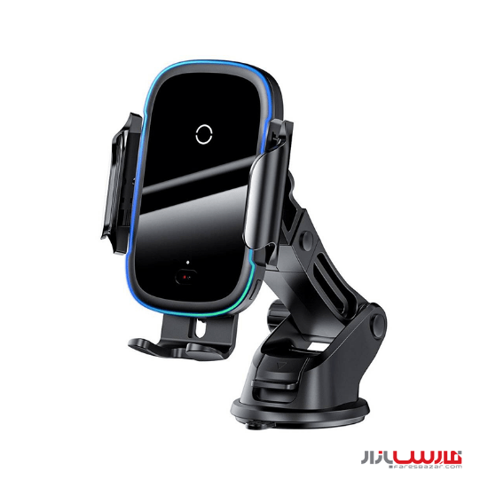 پایه نگهدارنده و شارژر وایرلس ۱۵ واتی بیسوس مدل Baseus Light Electric Holder WXHW03-01