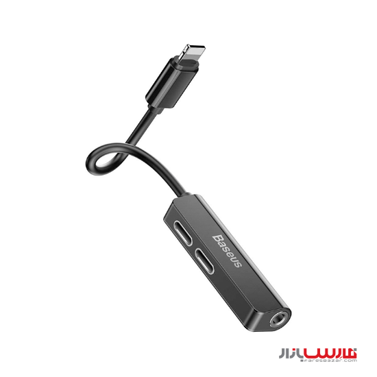 تبدیل لایتنینگ به جک ۳.۵ میلی متری و لایتنینگ بیسوس مدل Baseus 3-in-1 L52 CALL52