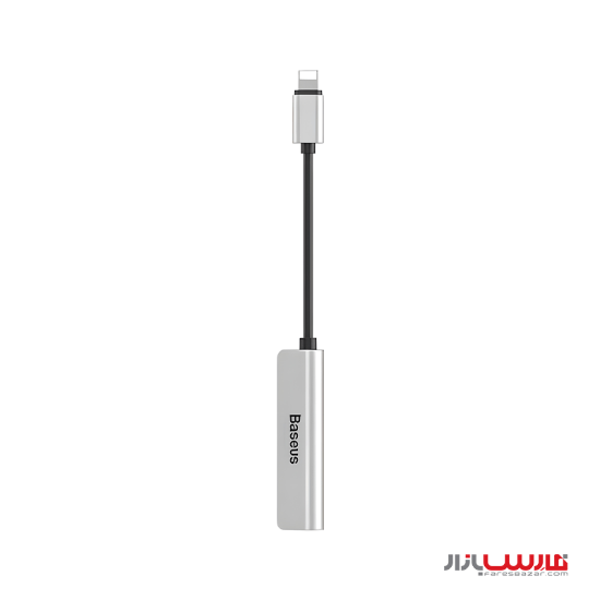 تبدیل لایتنینگ به جک ۳.۵ میلی متری و لایتنینگ بیسوس مدل Baseus 3-in-1 L52 CALL52