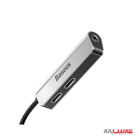 تبدیل لایتنینگ به جک ۳.۵ میلی متری و لایتنینگ بیسوس مدل Baseus 3-in-1 L52 CALL52