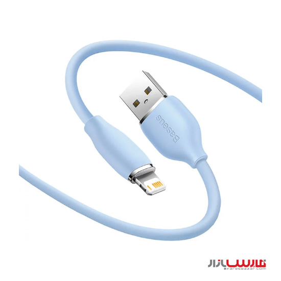 کابل ۱.۲ متری USB به Lightning بیسوس مدل Baseus Jelly Liquid Silica Gel CAGD0000 