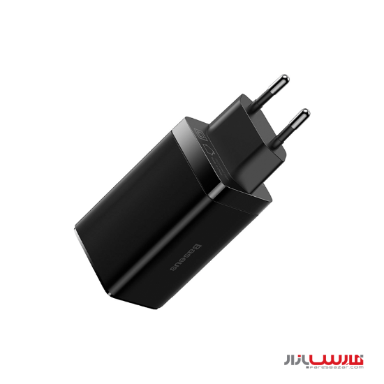 شارژر دیواری ۶۵ واتی بیسوس مدل Baseus GaN3 Pro Fast Charger CCGP0501 با کابل Type-C