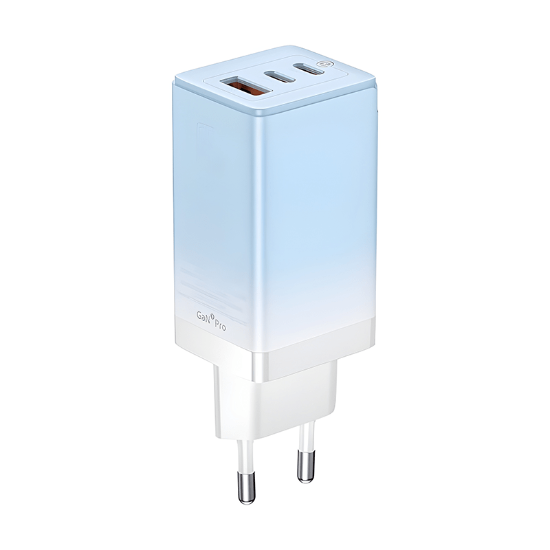 شارژر دیواری ۶۵ واتی بیسوس مدل Baseus GaN3 Pro Fast Charger CCGP0501 با کابل Type-C