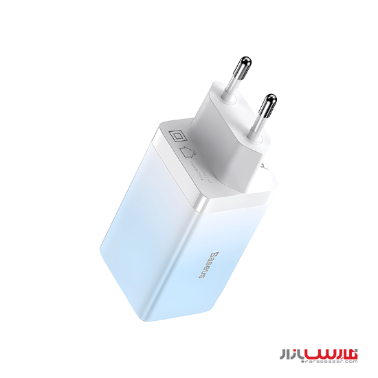 شارژر دیواری ۶۵ واتی بیسوس مدل Baseus GaN3 Pro Fast Charger CCGP0501 با کابل Type-C
