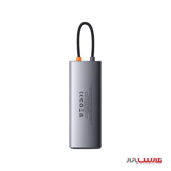 هاب ۹ پورت بیسوس مدل Baseus Metal Gleam Series WKWG060013 با کابل Type-C