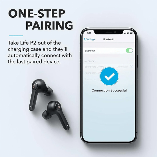هدفون بی‌سیم انکر مدل Anker Soundcore Life P2 A3919