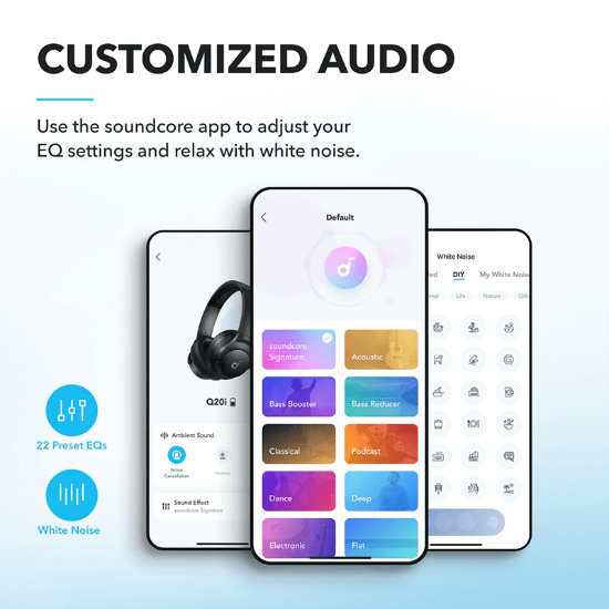 هدفون بی‌سیم انکر مدل SoundCore Q20i A3004