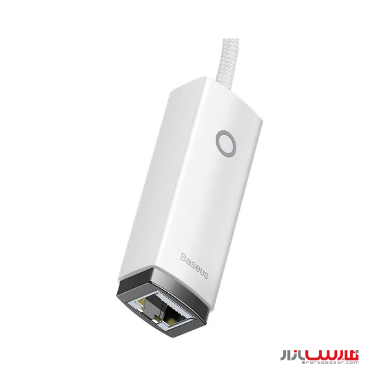 تبدیل Type-C به LAN بیسوس مدل Baseus Lite Series Ethernet Adapter Type-C to LAN Port (1000Mbps) WKQX0003