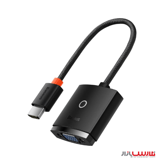 تبدیل HDMI به VGA با پورت AUX و micro-USB مدل Baseus Lite Series Adapter WKQX0101