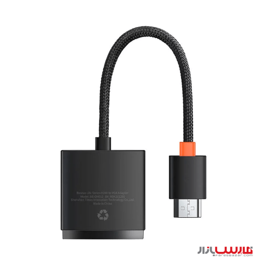 تبدیل HDMI به VGA با پورت AUX و micro-USB مدل Baseus Lite Series Adapter WKQX0101