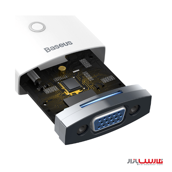 تبدیل HDMI به VGA با پورت AUX و micro-USB مدل Baseus Lite Series Adapter WKQX0101