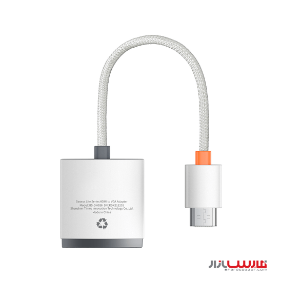 تبدیل HDMI به VGA با پورت AUX و micro-USB مدل Baseus Lite Series Adapter WKQX0101