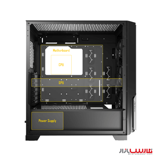 کیس گیمینگ انتک مدل Antec P20CE Mid-Tower E-ATX Gaming Case