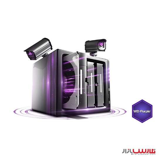 هارد اینترنال وسترن دیجیتال مدل Purple ظرفیت 14 ترابایت