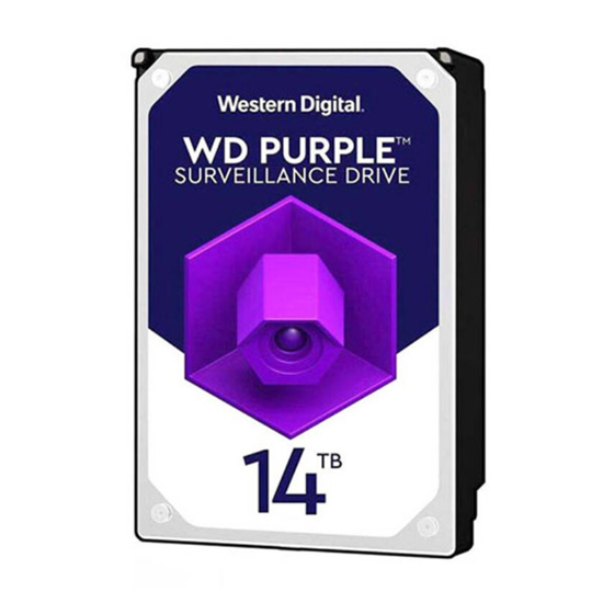 هارد دیسک اینترنال وسترن دیجیتال مدل Purple ظرفیت 14 ترابایت 