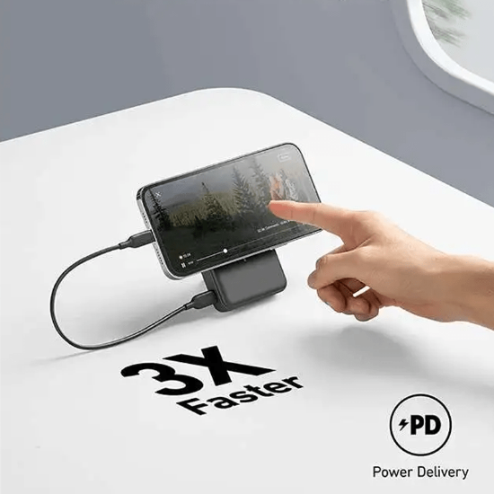 پاوربانک ۱۰۰۰۰ میلی‌آمپر ۲۰ واتی انکر مدل Anker Power Bank 633 A1641 Magnetic Battery (MagGO)