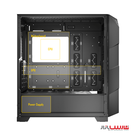 کیس گیمینگ انتک مدل Antec DP503 Mid-Tower E-ATX