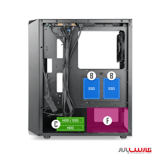 کیس گیمینگ انتک مدل Antec NX292 Tower Gaming Case